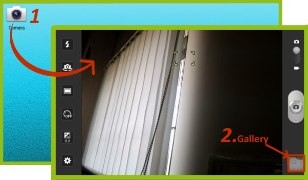 Camera application running in SureLock