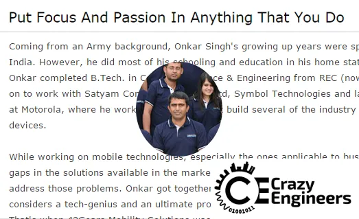 42Gears CEO interviewed by Crazy Engineers (July 20, 2015) 42Gears CEO interviewed by Crazy Engineers (July 20, 2015)