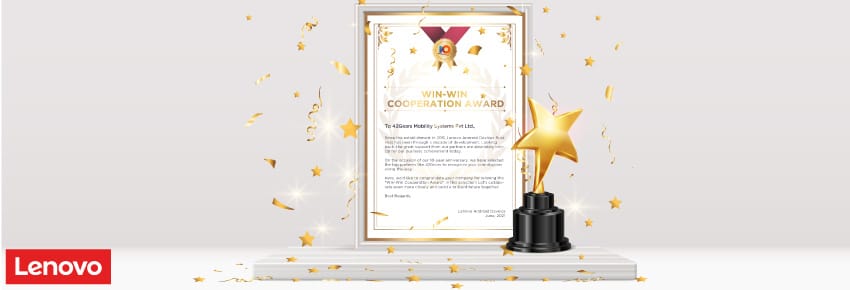 Win-Win Cooperation Award - 42Gears