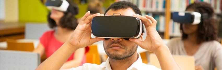 Students using wearables for learning Students using wearables for learning
