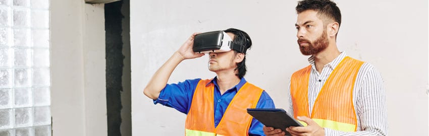 Manufacturing worker using wearables Manufacturing worker using wearables