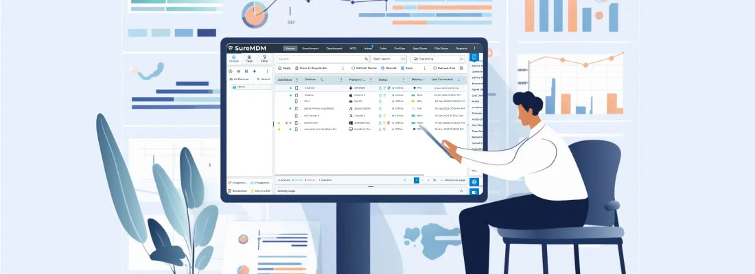 Get Real-Time Device Insights with SureMDM Dashboard