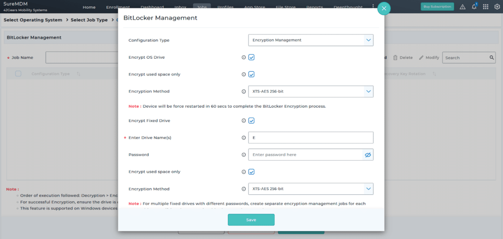 Simplify BitLocker Encryption with SureMDM Advanced BitLocker Management