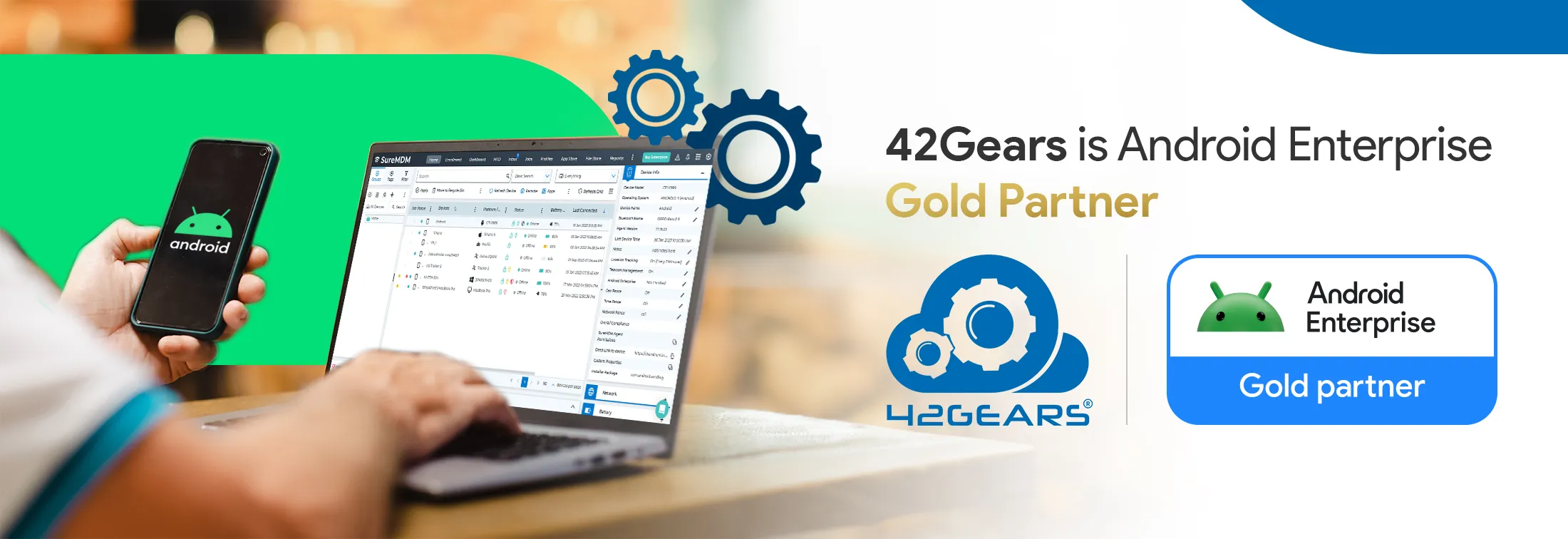 42Gears Is Now An Android Enterprise Gold Partner