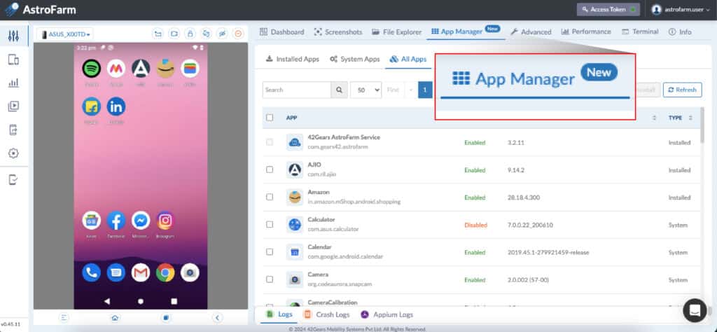 Android App Manager