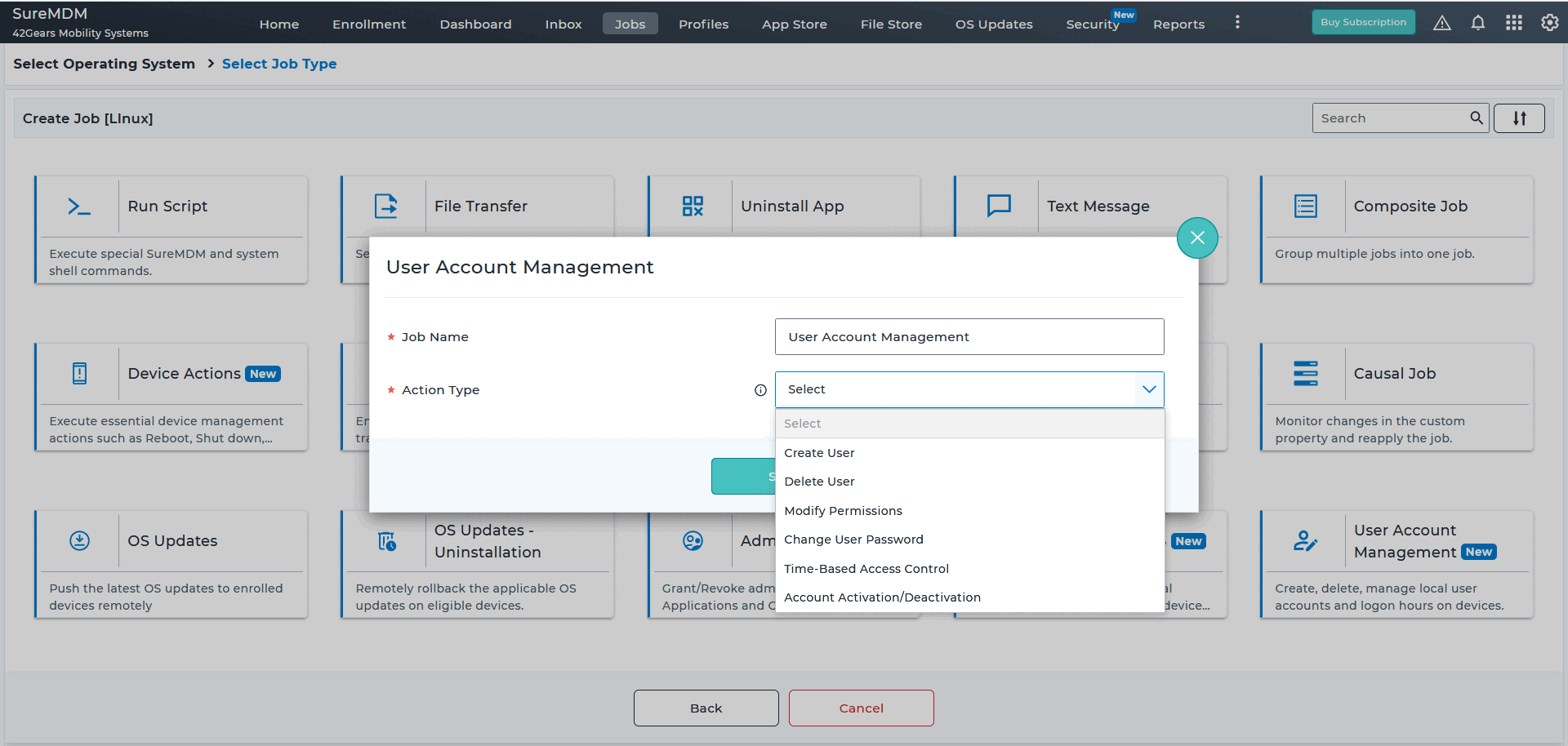 linux user account management
