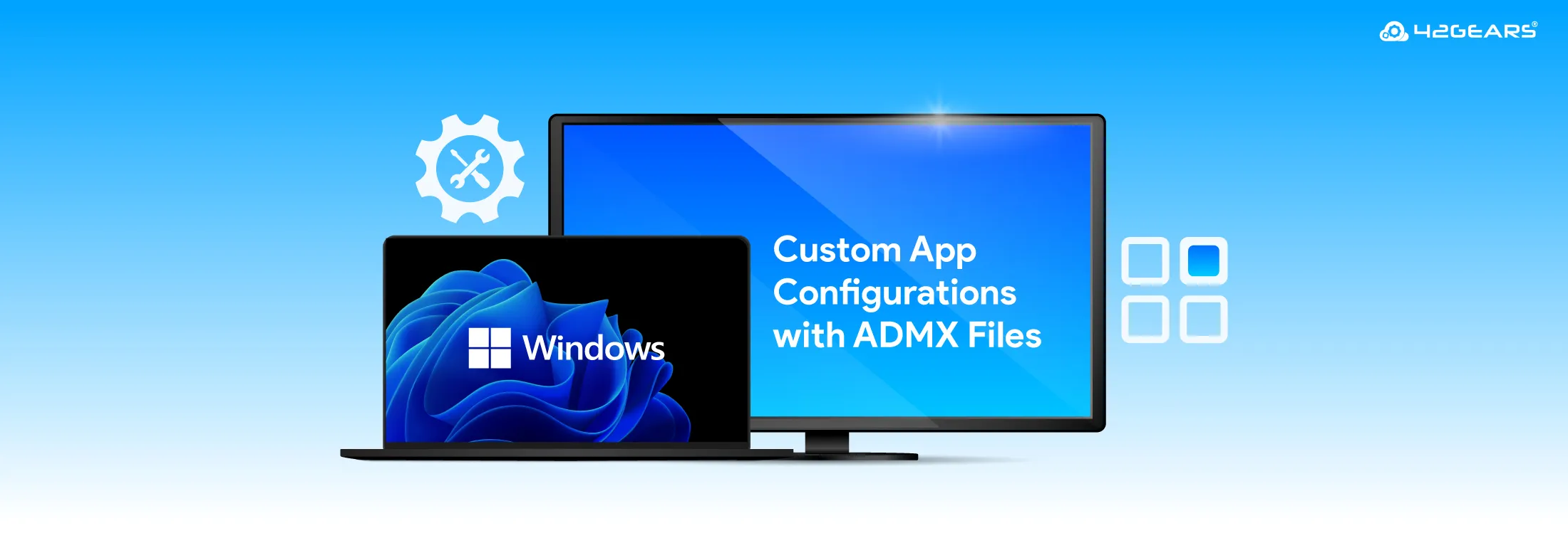 Custom app configuration with ADMX templates for Windows
