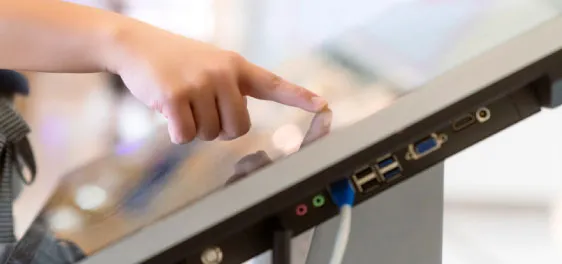 Kiosk mode enhancing guest services
