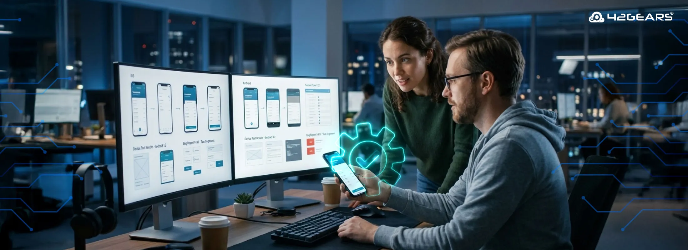 Mobile app testing on real devices using private device farms and a comprehensive QA checklist