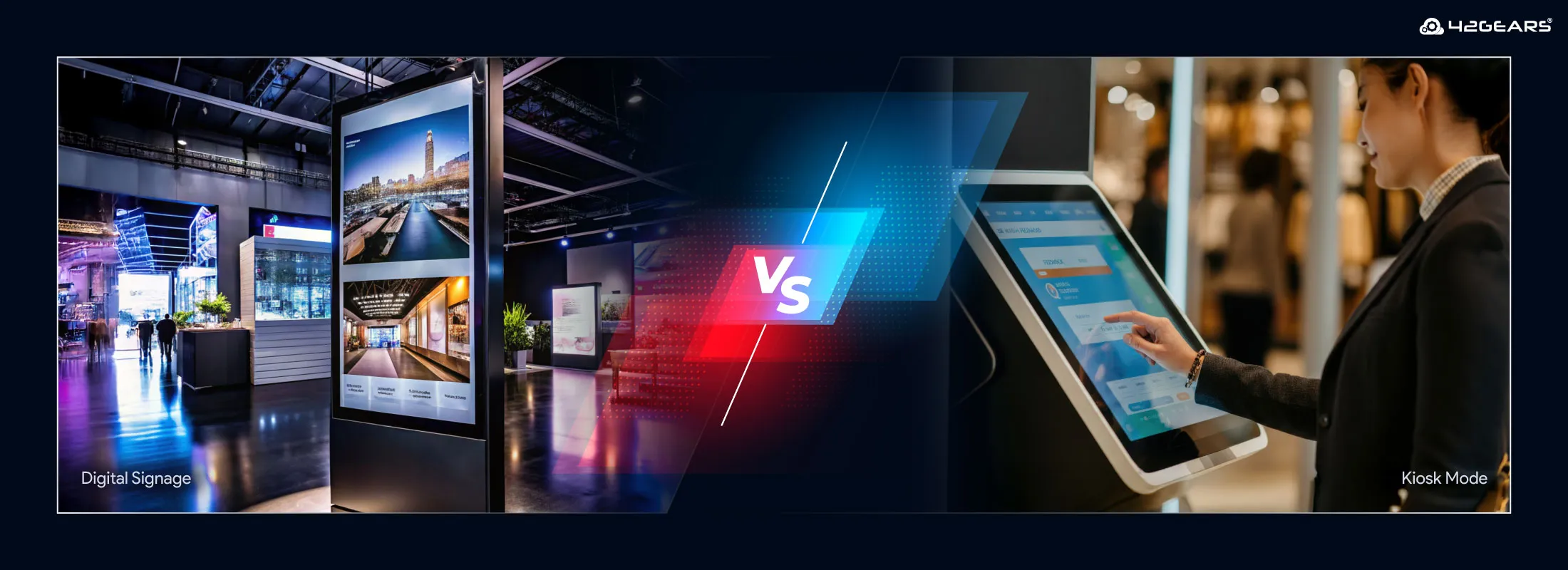 Digital Signage vs Kiosk Mode