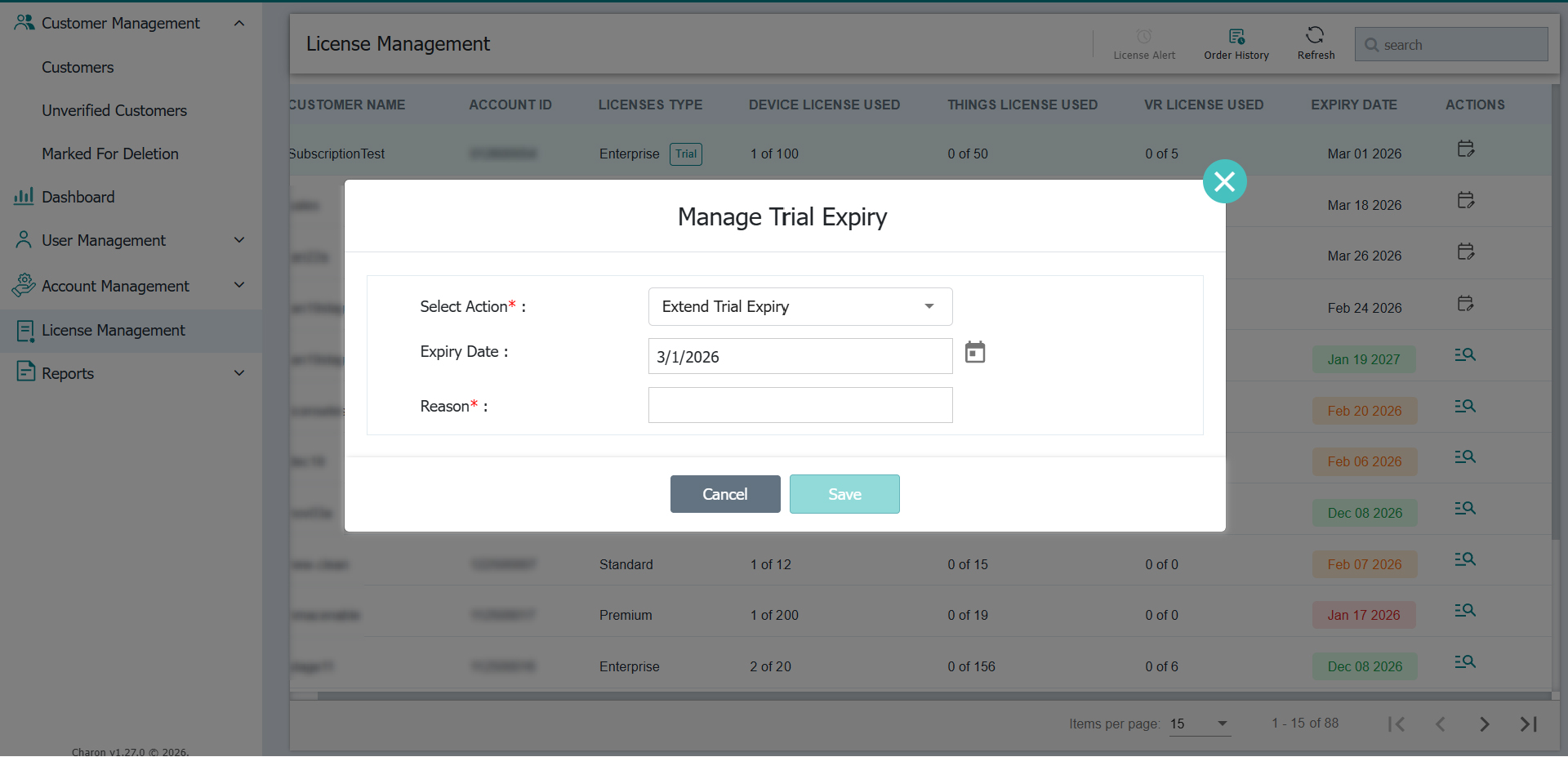 Extend Trial Expiry on SureMDM Hub