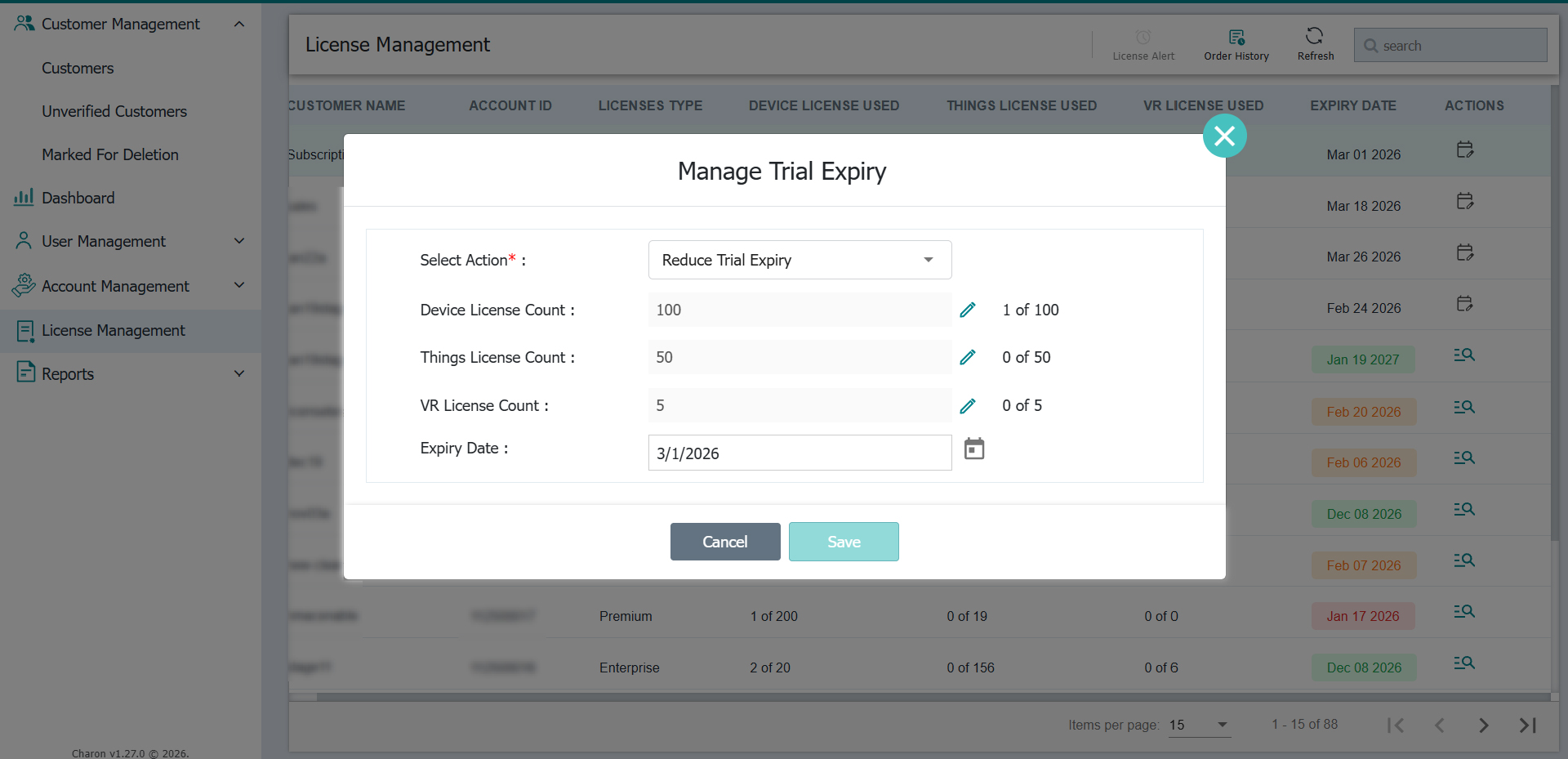 Reduce Trial Expiry on SureMDM Hub