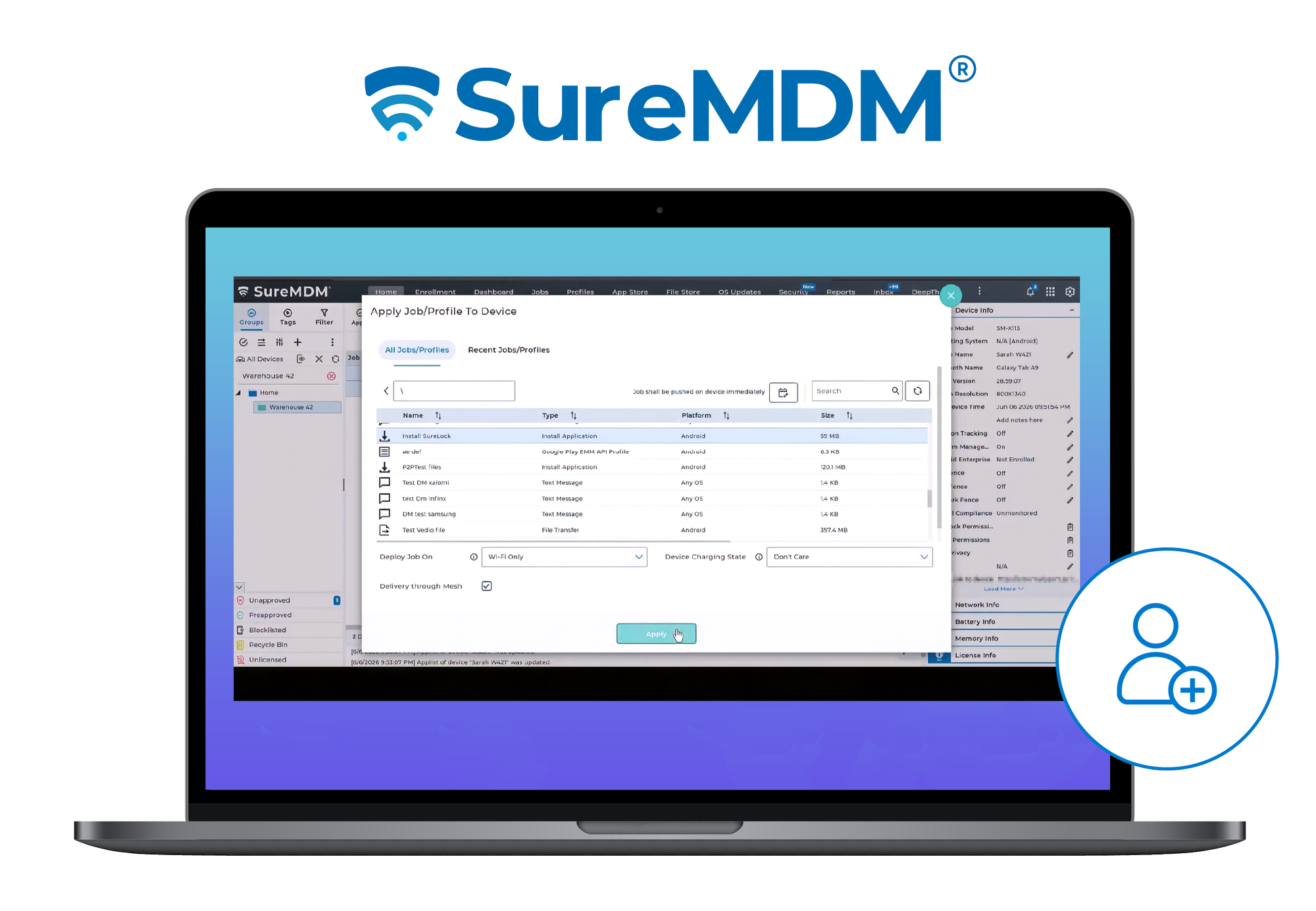 SureMDM Mesh Delivery