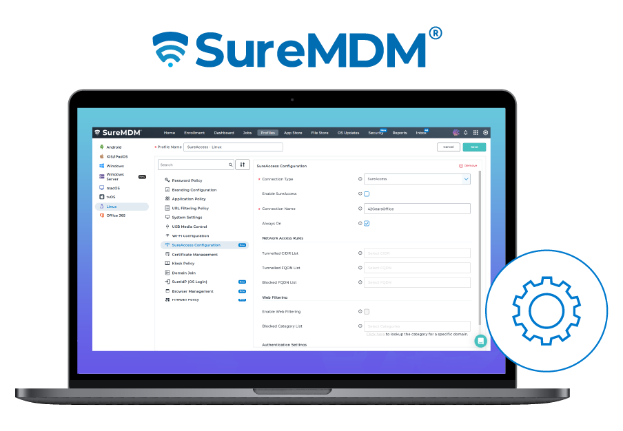 SureAccess for Linux
