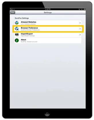 surefox_settings surefox_settings