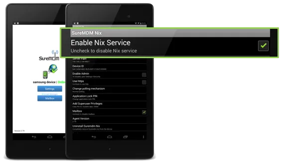 enable nix services