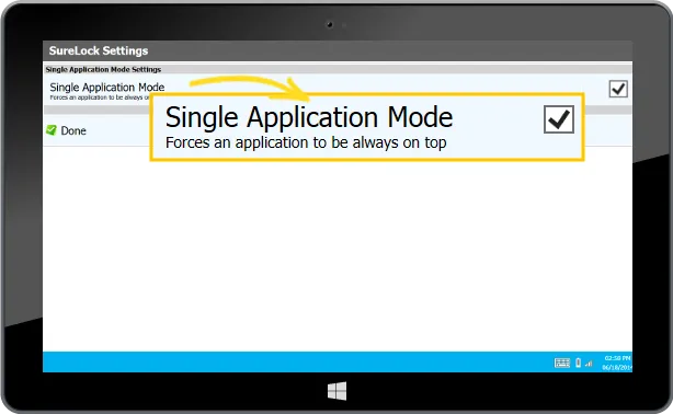 enable_single_app_mode enable_single_app_mode