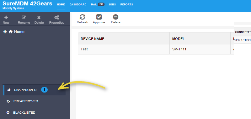 suremdm-web-console-unapproved