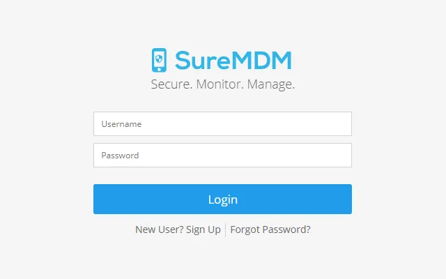 Login to SureMDM