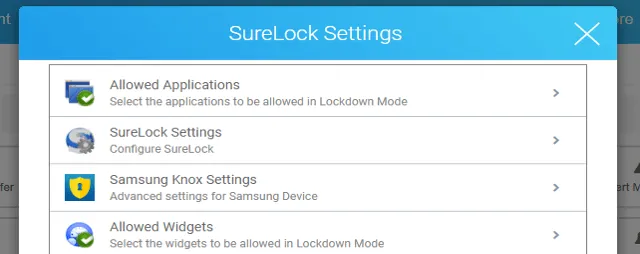 Update SureLock and SureFox Settings using SureMDM - suremdm