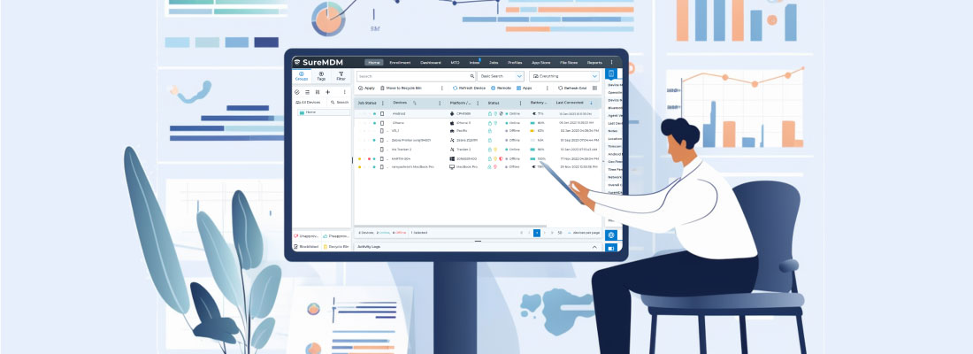 Get Real-Time Device Insights with SureMDM Dashboard