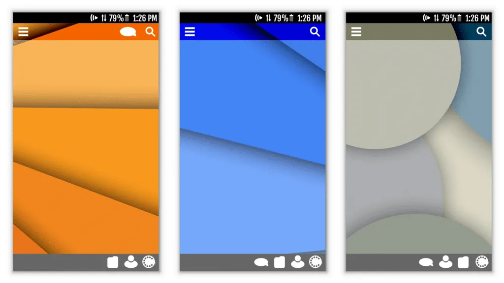 Customizing kiosk home screen mockups