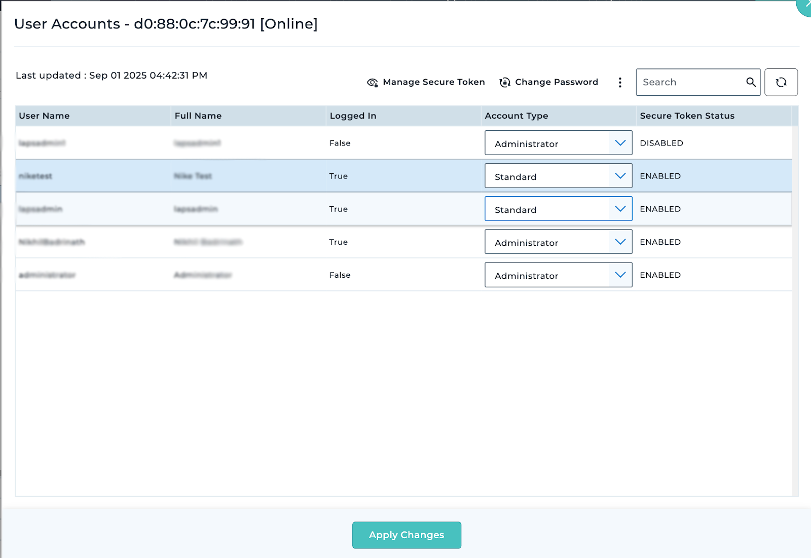 User Account Management via Dynamic Job (macOS)