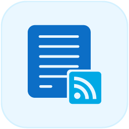 Text Feed and RSS Feed support