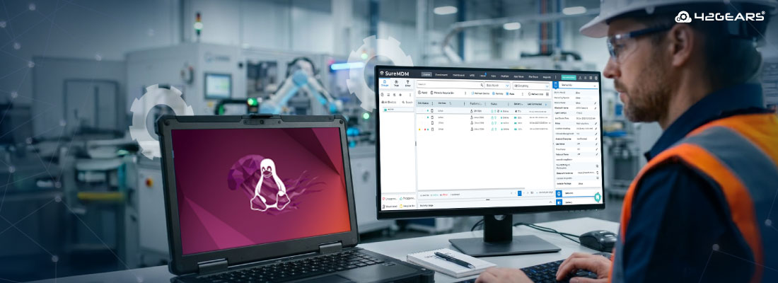 Linux device management for manufacturing