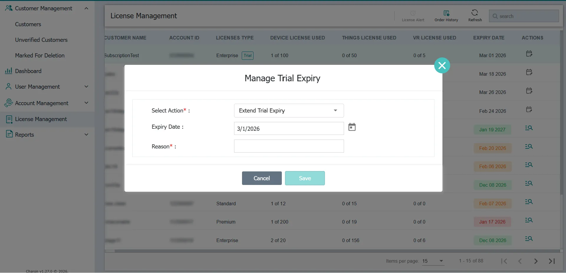 Extend Trial Expiry on SureMDM Hub