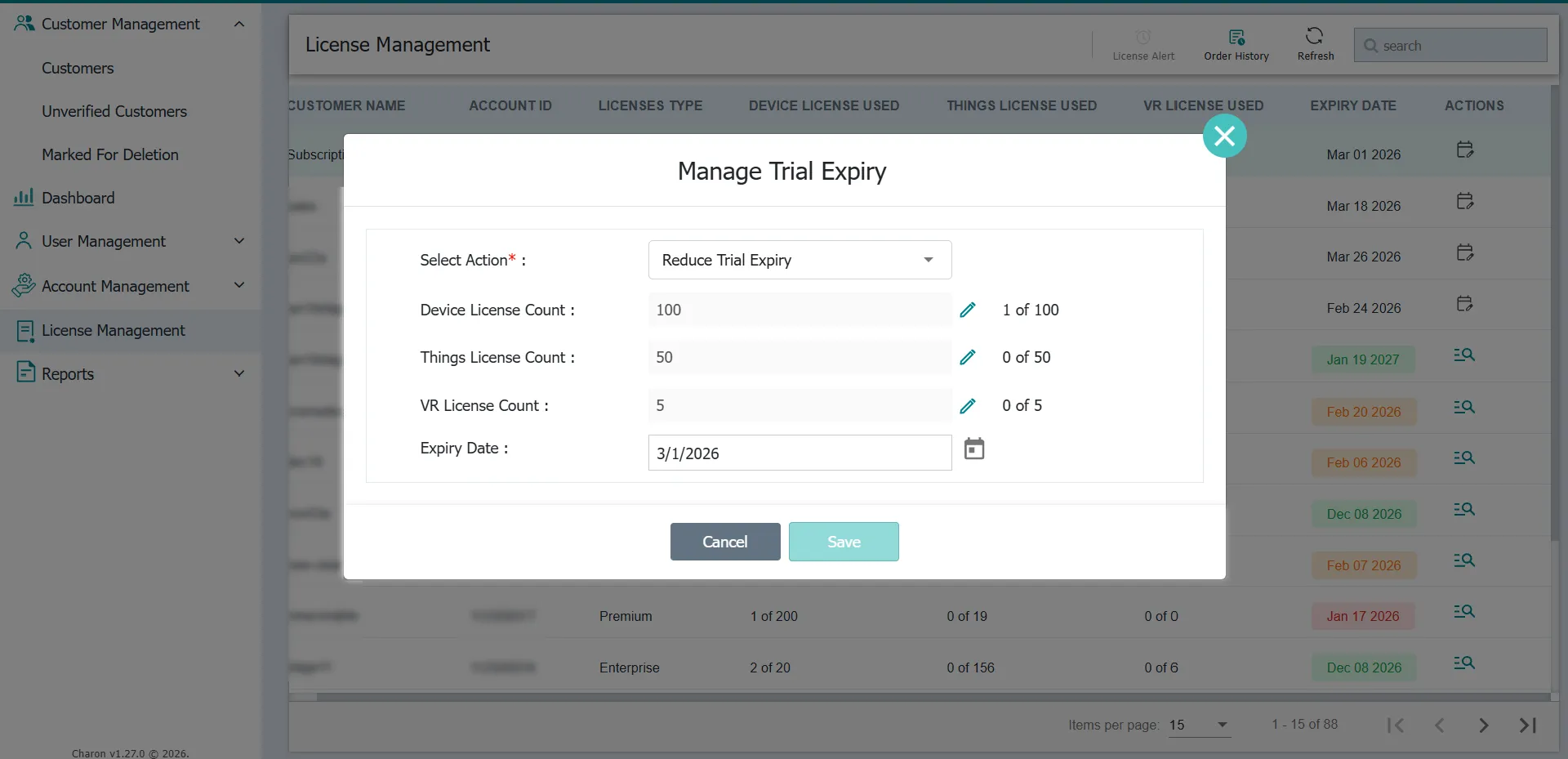 Reduce Trial Expiry on SureMDM Hub