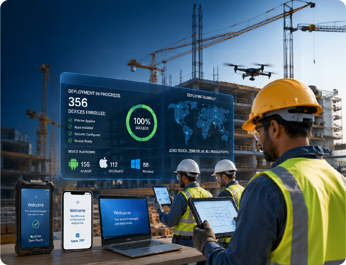 Deploy Devices Fast, Get Crews Working Faster Deploy Devices Fast, Get Crews Working Faster