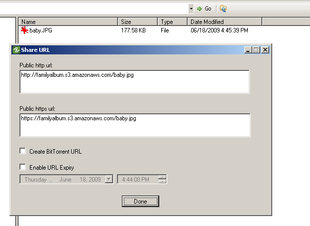 Using S3Flame to share file stored on S3 bucket Using S3Flame to share file stored on S3 bucket