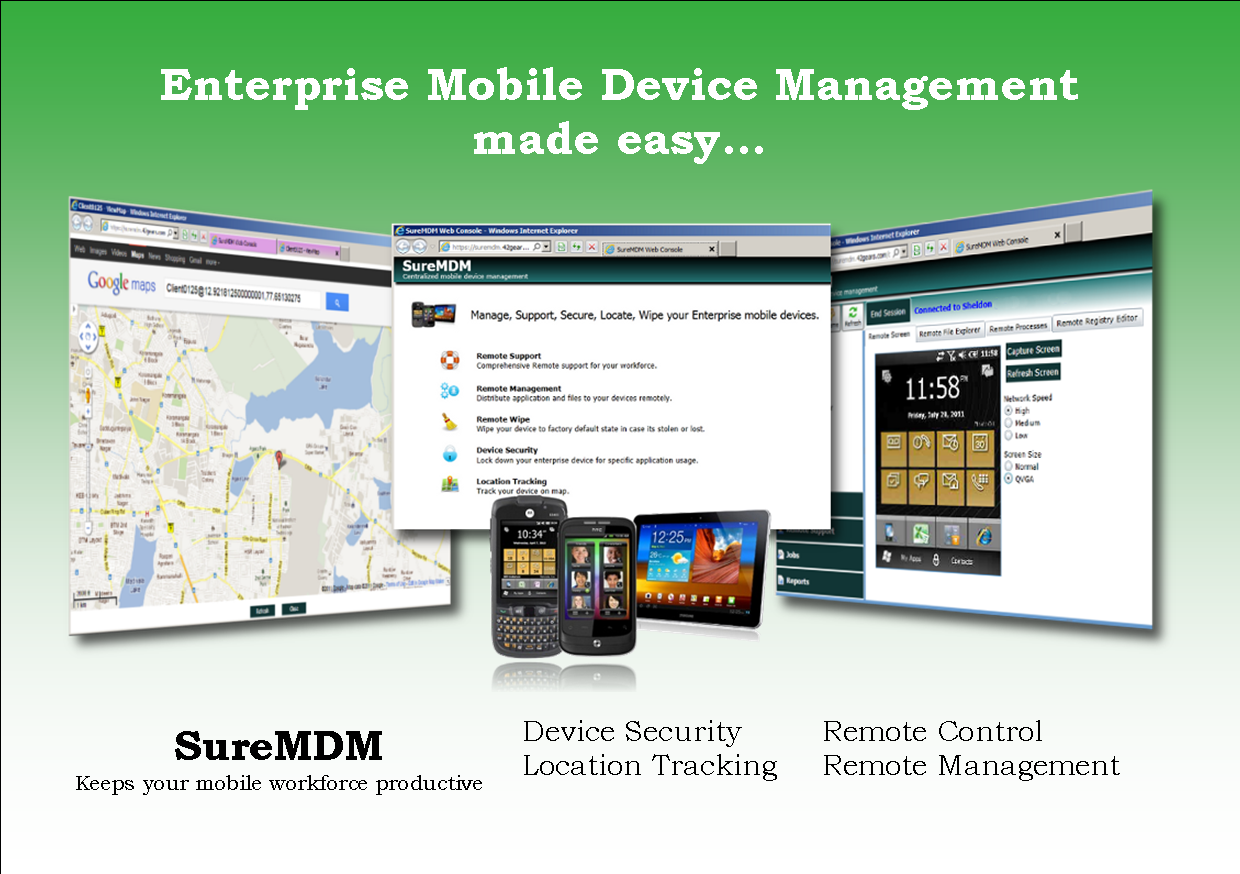 SureMDM Product handout (Front)