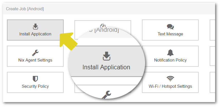 install application