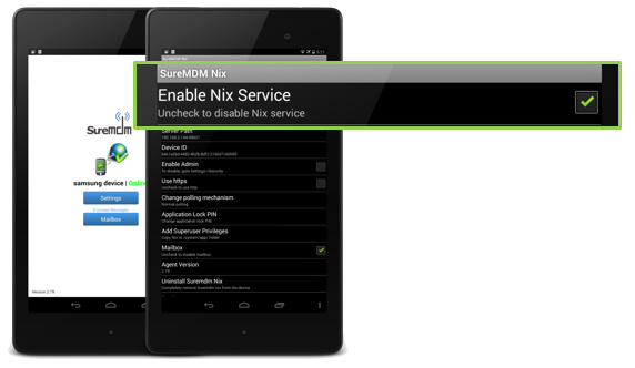 enable nix services