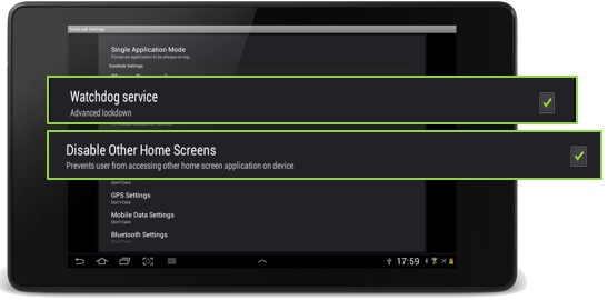surelock settings