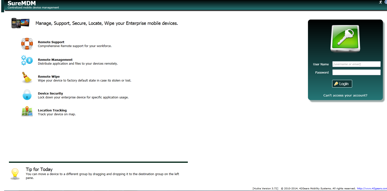 How To Get Started With Suremdm On Premise 42gears