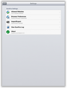 surefox_settings_screen.png
