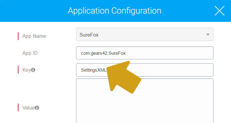 install-surefox-selttings-xml