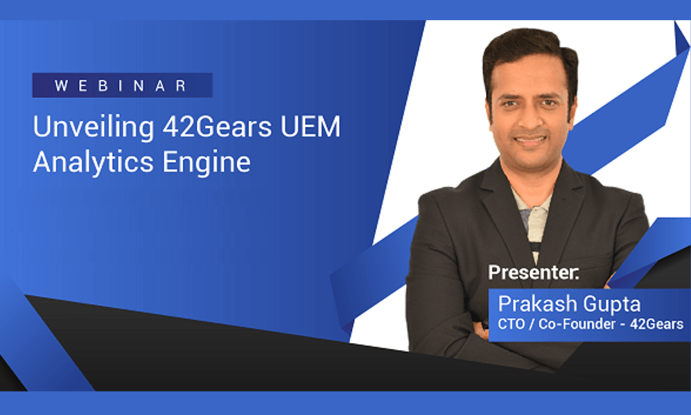 42Gears UEM Analytics Engine WEbinar Listing