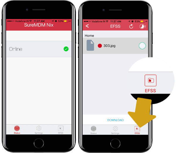File Store Secure way to share and distribute files on mobile devices
