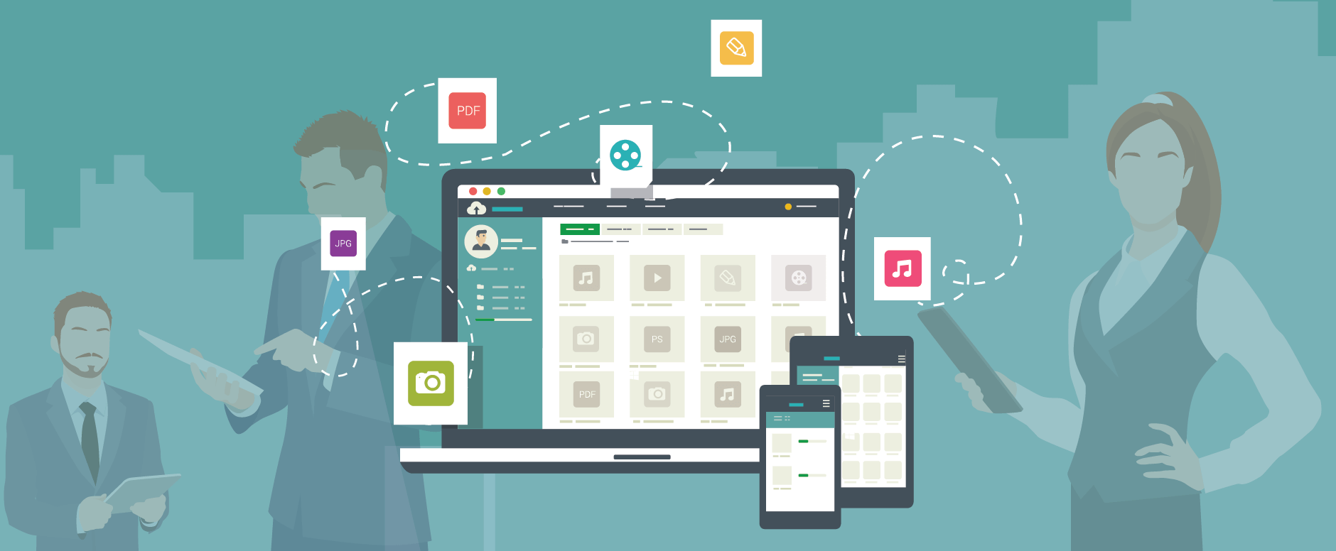 Share and distribute enterprise files securely on Windows 10 devices