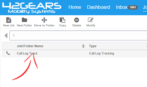 SureMDM - Call Log Tracking Job Created