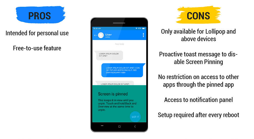 Android Screen Pinning – Pros and Cons