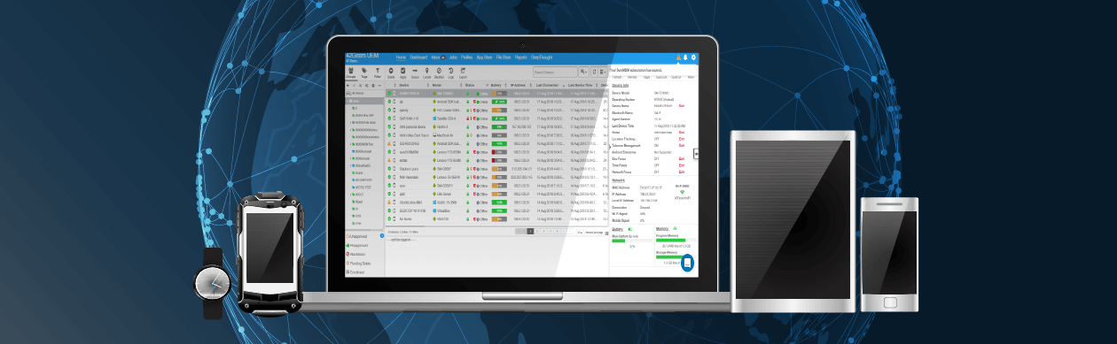 HTML based Centralized Management Console