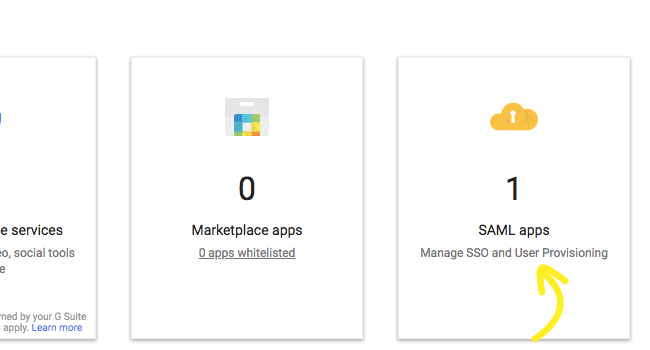 Integrate G Suite with single sign-on in 42Gears UEM - SAML Apps