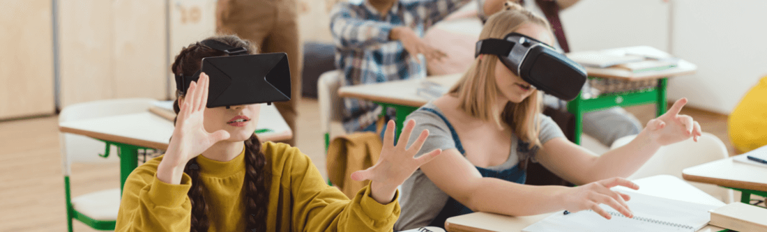 Virtual Reality in Learning Banner