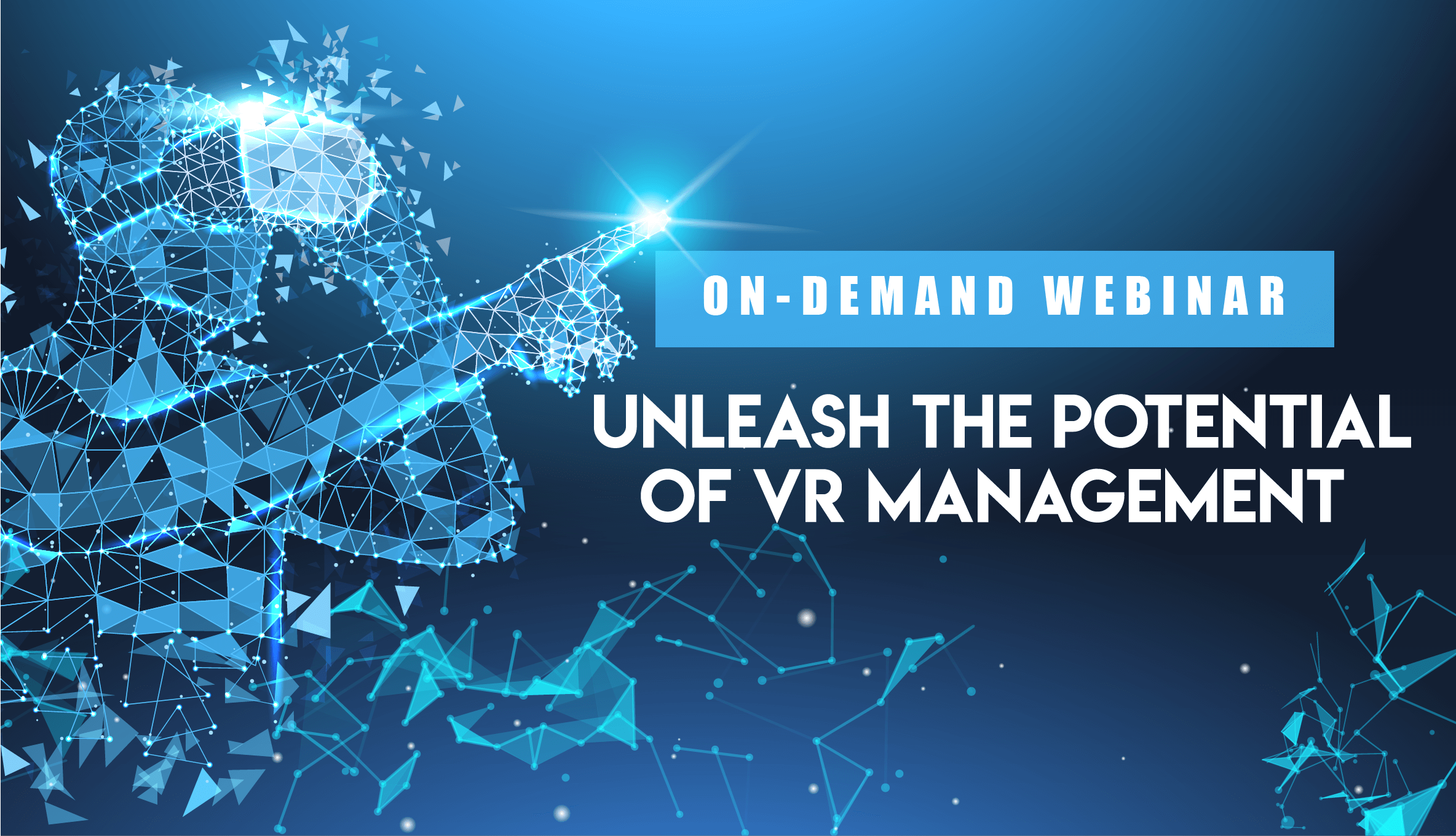 On-Demand Webinar - VR Management On-Demand Webinar - VR Management