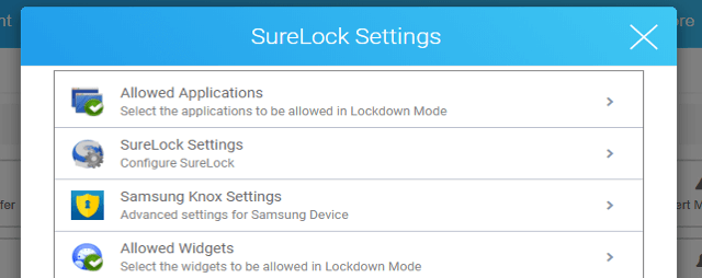 Update SureLock and SureFox Settings using SureMDM - suremdm